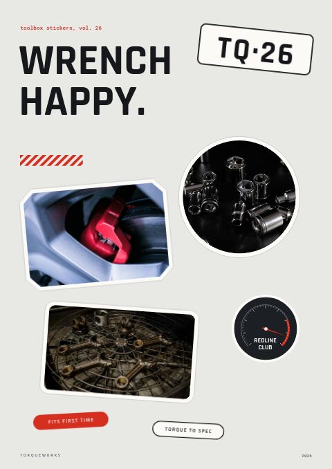 Automotive & Parts — Cover · sticker page