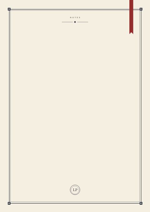 Books & Stationery — Framed Blank page