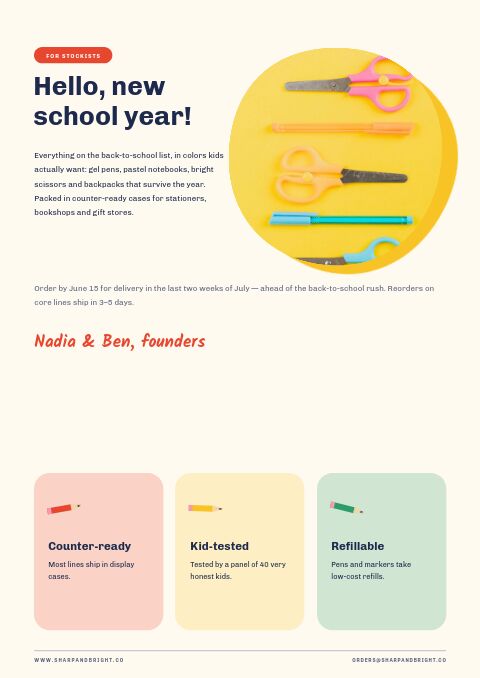 Back to School — Welcome / About page