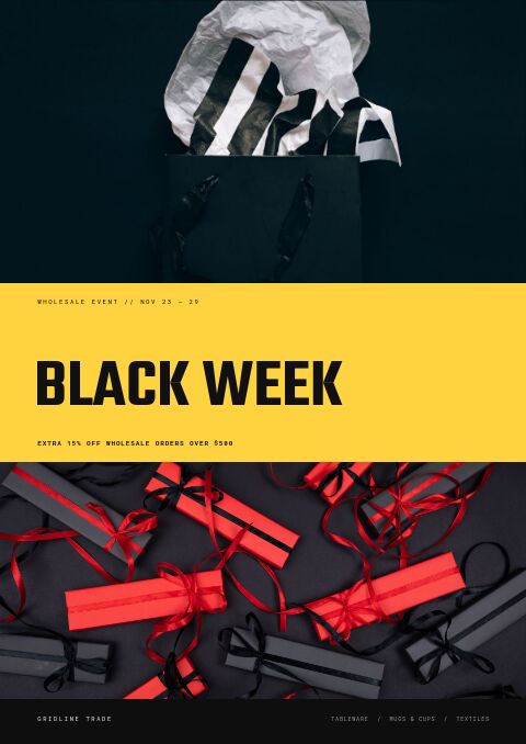 Black Week — Cover · band page