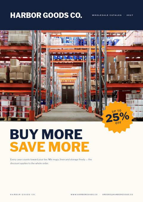 Buy More Save More — Cover · band page