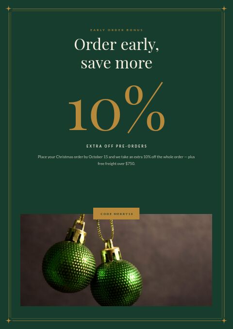 Christmas — Promo / Sale page