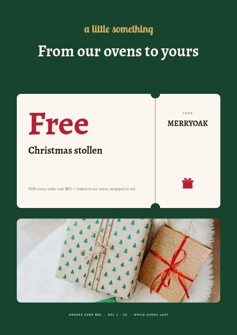 Christmas Gift Guide — Promo / Sale page