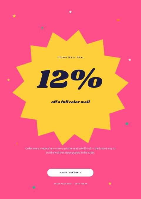 Colorful Catalog — Promo / Sale page