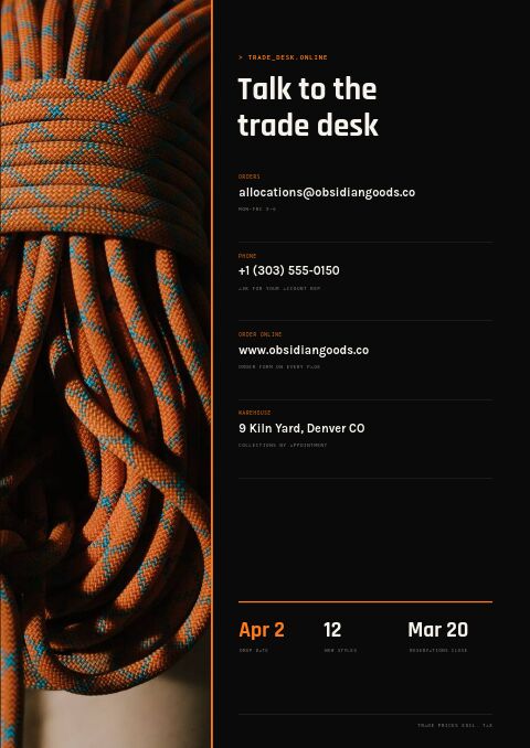 Coming Soon — Contact / Info page
