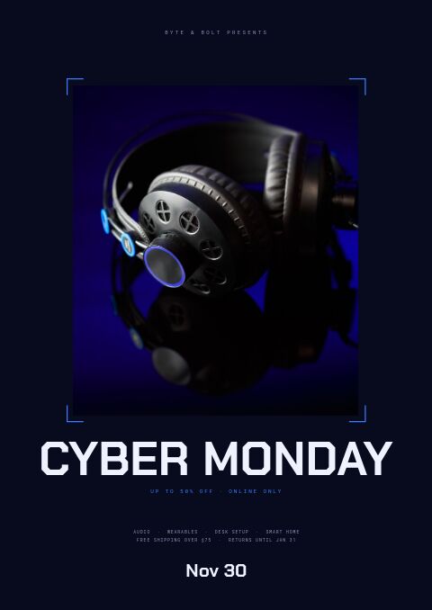 Cyber Monday — Cover · poster page