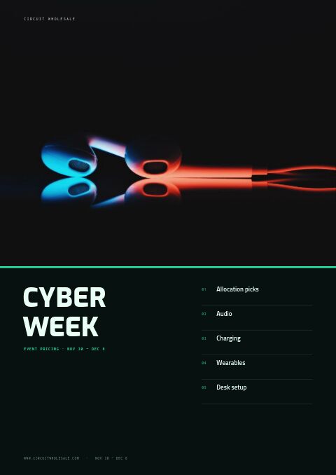 Cyber Week — Cover · band page