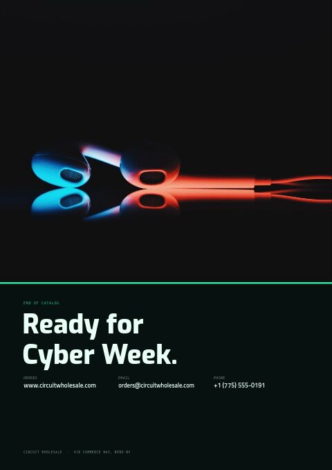 Cyber Week — Back Cover page
