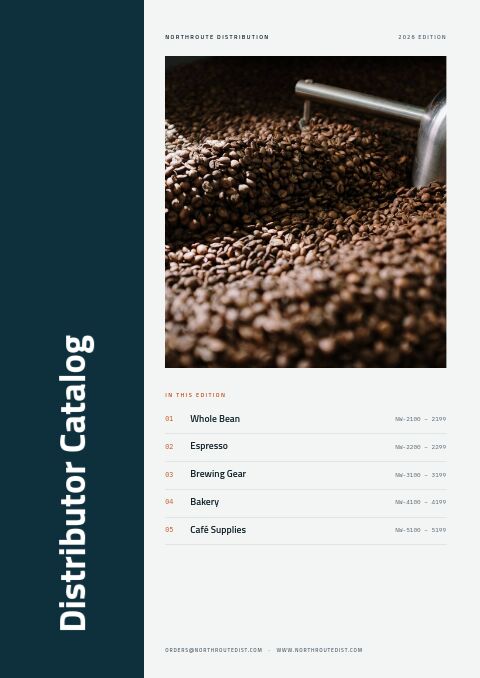 Distributor Catalog — Cover · band page