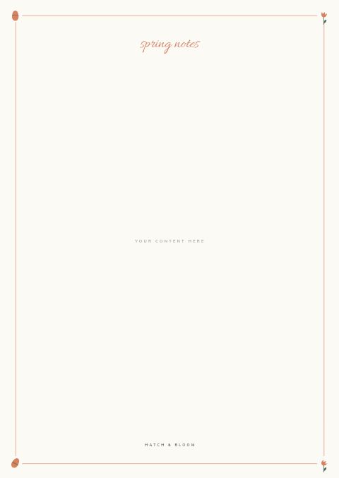 Easter Collection — Framed Blank page