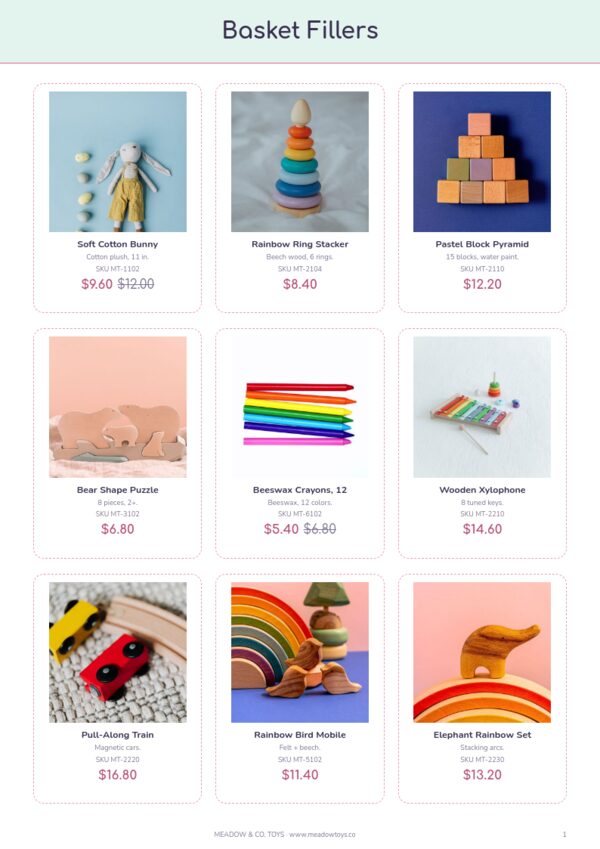 Easter Sale — product page, 3 × 3 grid