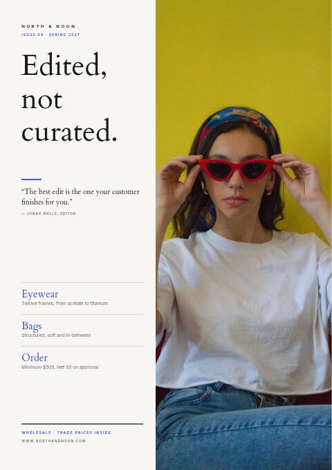 Editorial Lookbook — Cover · poster page