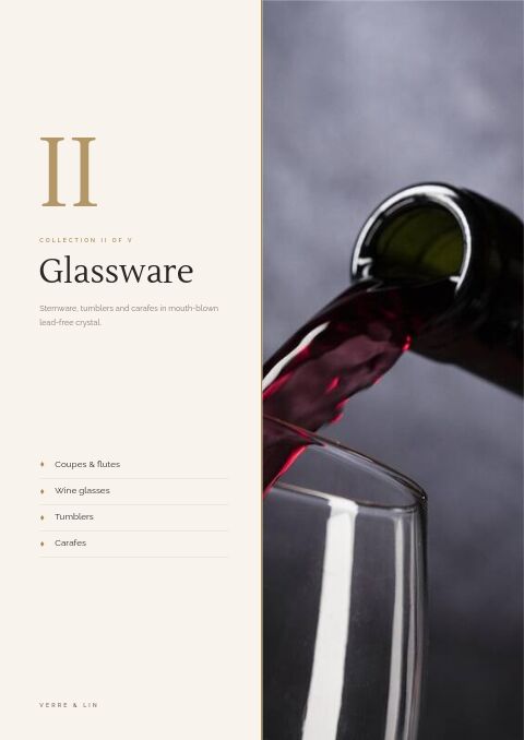 Elegant Catalog — Collection Divider page