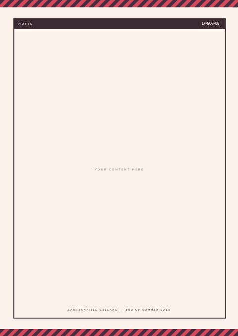 End of Summer Sale — Framed Blank page