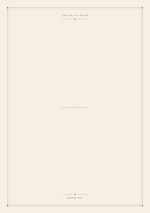 Exclusive Collection — Framed Blank page
