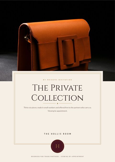 Exclusive Collection catalog template cover