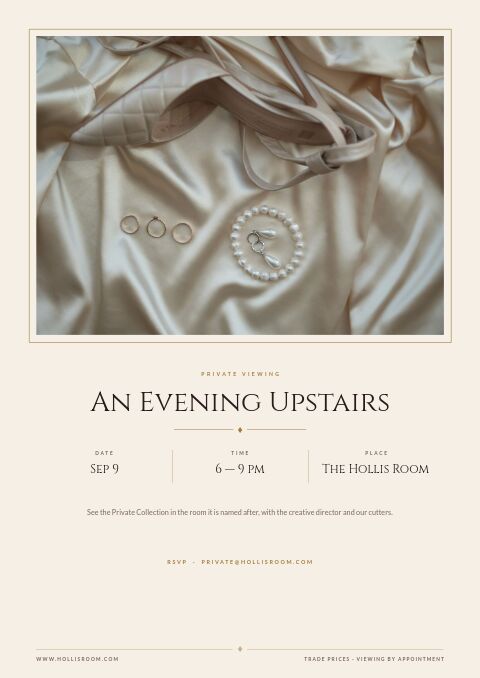 Exclusive Collection — Event / Launch page