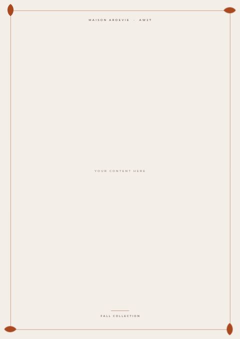 Fall Collection — Framed Blank page