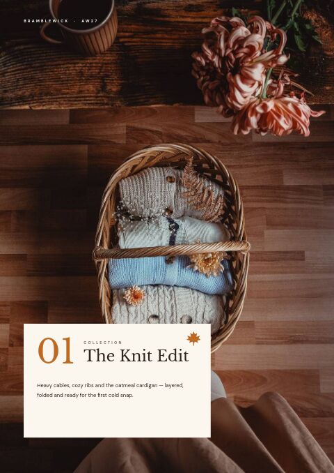 Fall Preview — Collection Divider page