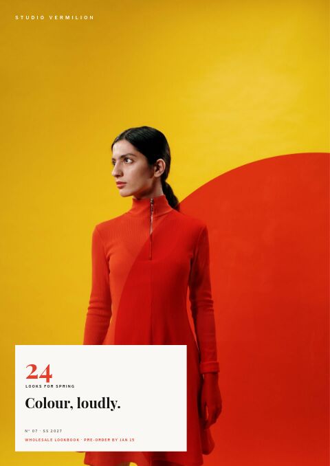 Fashion Lookbook — Cover · poster page