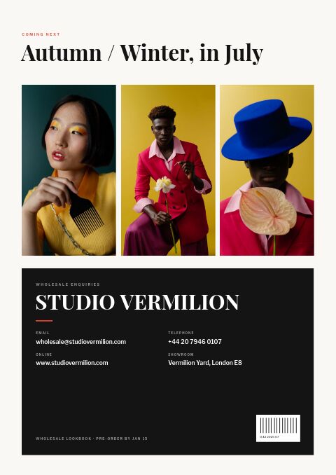 Fashion Lookbook — Back Cover page