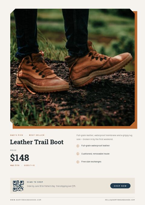 Father’s Day — Featured Product page