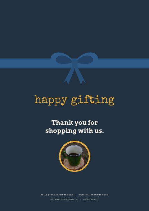 Father’s Day Gift Guide — Back Cover page