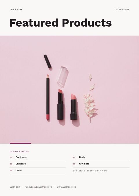 Featured Products — Cover · band page