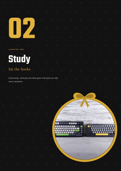 Graduation Gift Guide — Collection Divider page