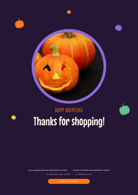 Halloween — Back Cover page