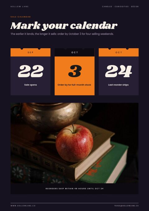 Halloween Sale — Event / Launch page