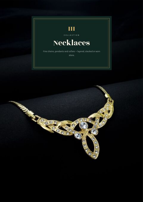 Jewelry Catalog — Collection Divider page