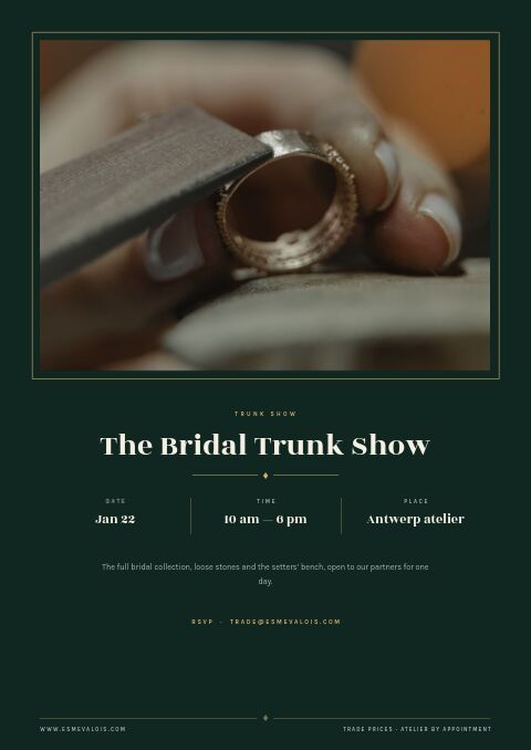 Jewelry Catalog — Event / Launch page
