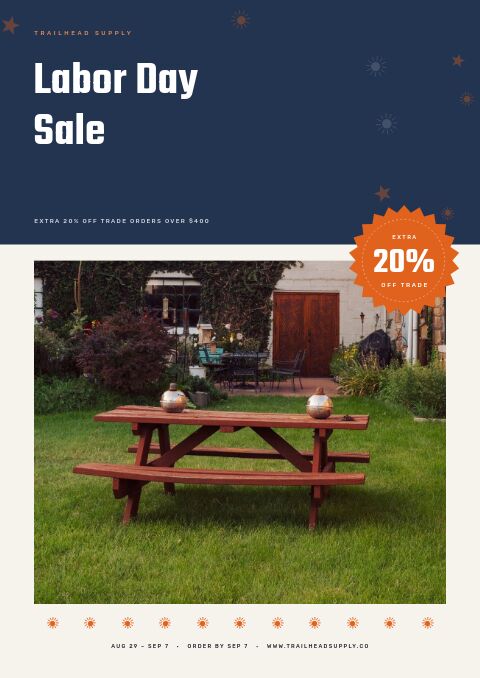 Labor Day Sale — Cover · band page