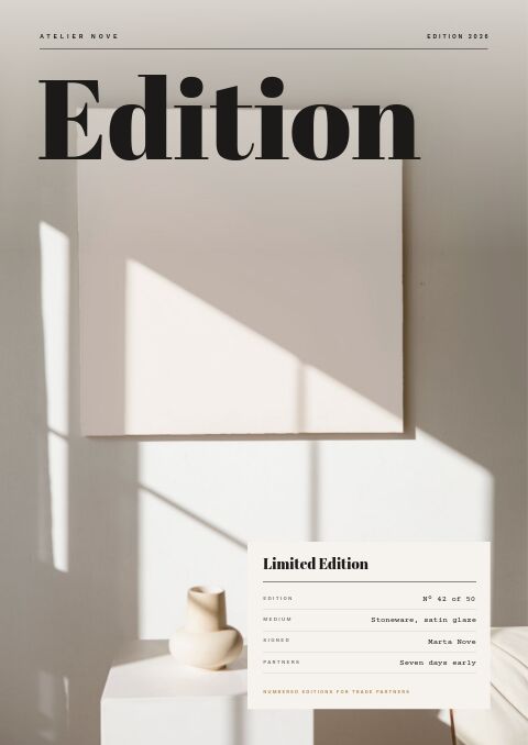 Limited Edition — Cover · poster page