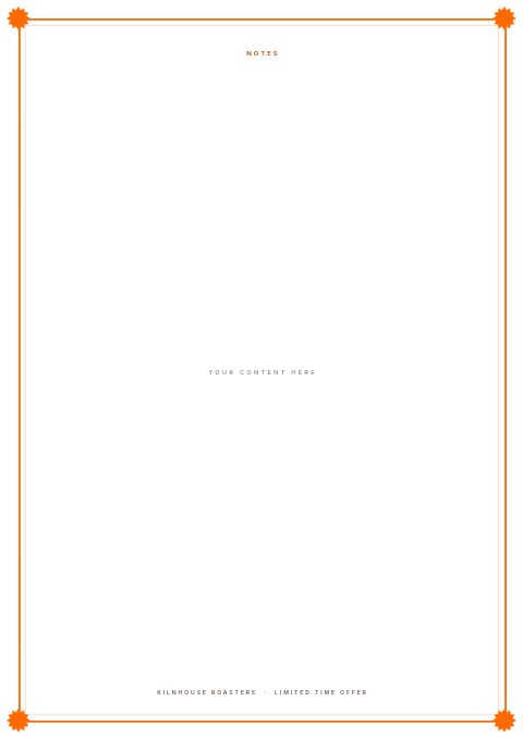 Limited Time Offer — Framed Blank page