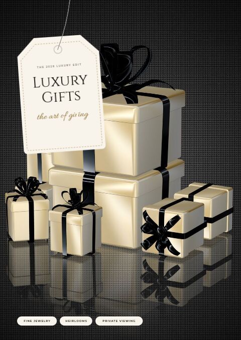 Luxury Gifts — Cover · poster page