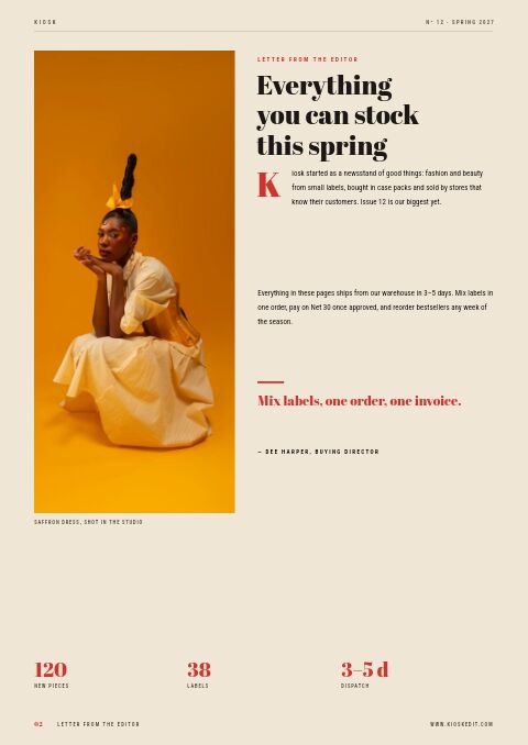 Magazine Style — Welcome / About page