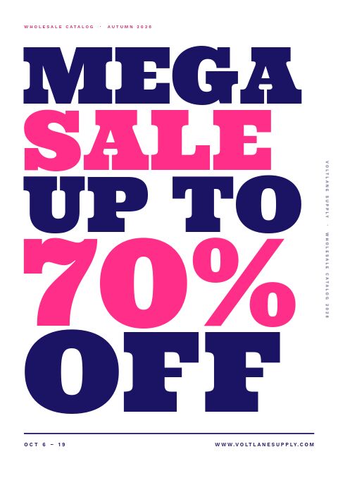 Mega Sale — Cover · poster page