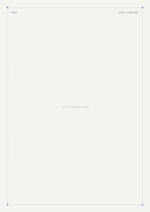 Modern Catalog — Framed Blank page