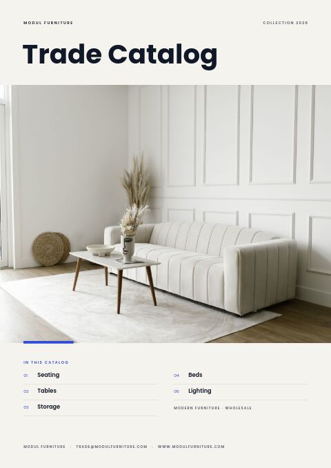 Modern Catalog — Cover · band page