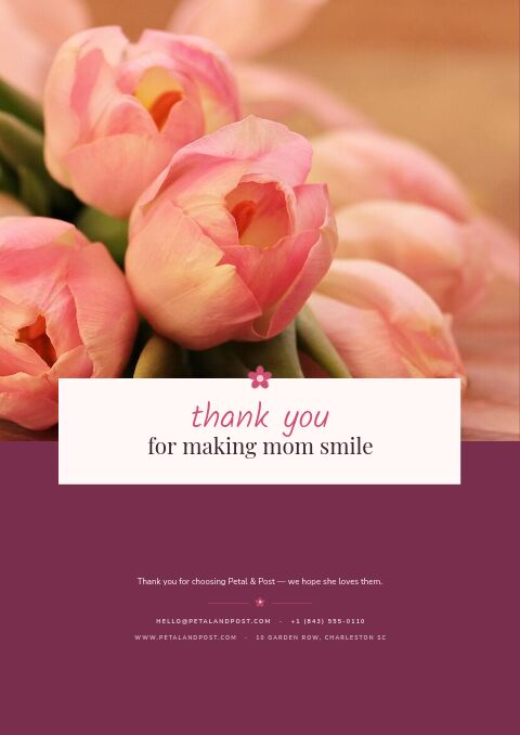 Mother’s Day — Back Cover page