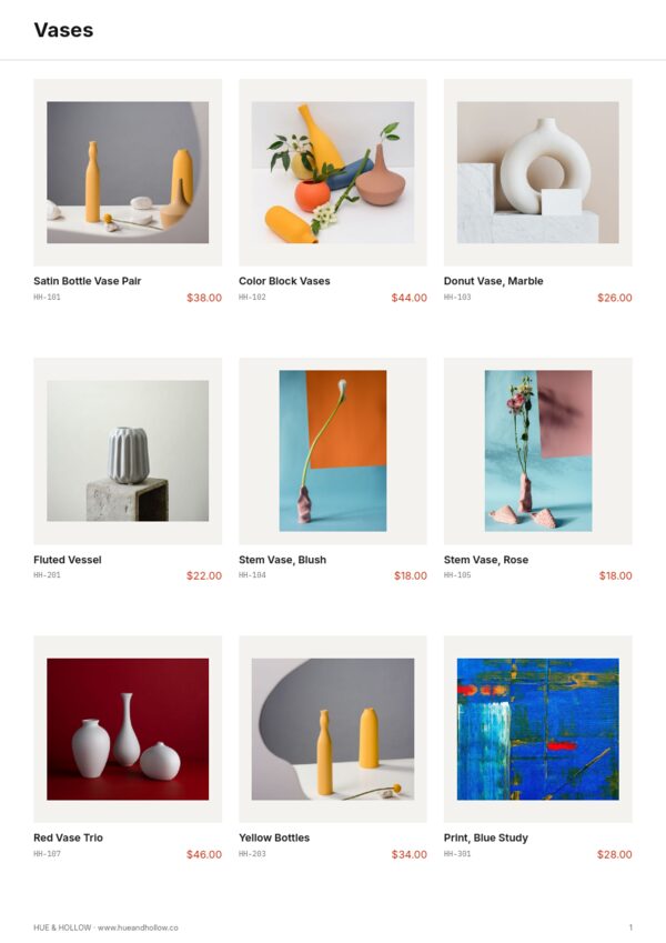 New Arrivals — product page, 3 × 3 grid