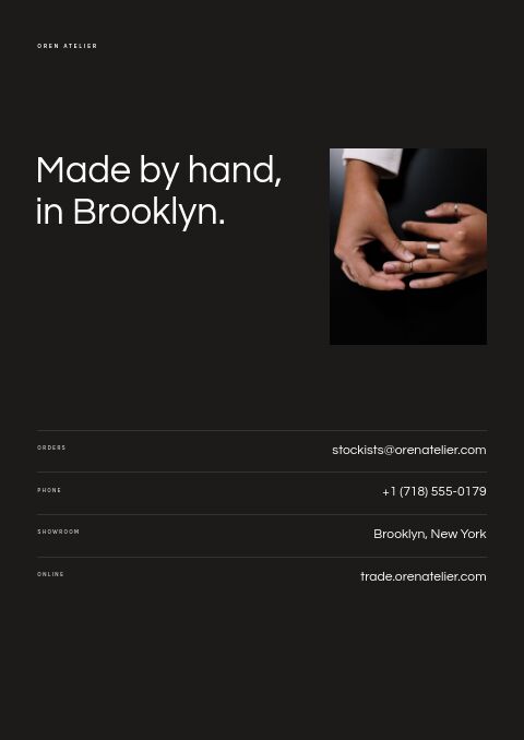 New Collection — Back Cover page