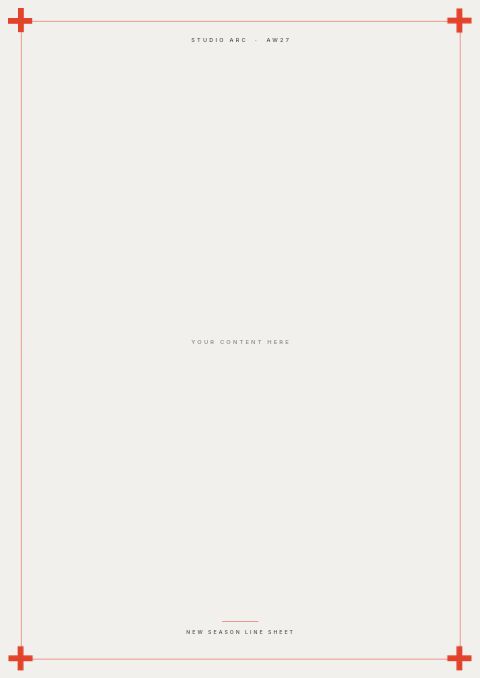 New Season — Framed Blank page