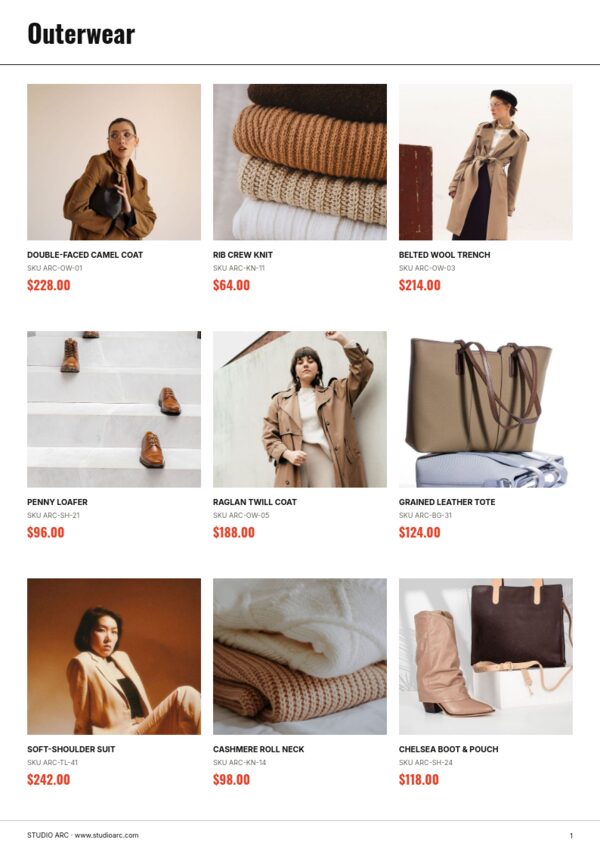 New Season — product page, 3 × 3 grid