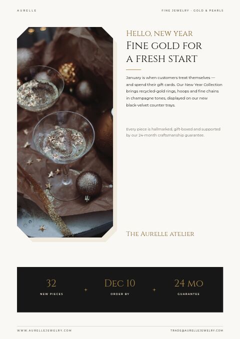 New Year Collection — Welcome / About page