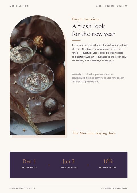New Year Preview — Welcome / About page