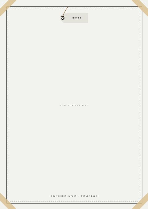 Outlet Sale — Framed Blank page