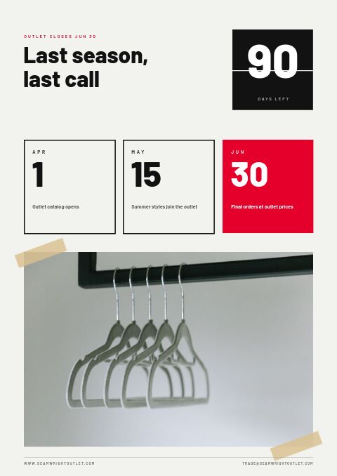 Outlet Sale — Event / Launch page